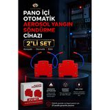 Pano İçi Otomatik Aerosol Yangın Söndürme Cihazı Sy-Aer-100 1 M Isı Algılamalı 12V Dc