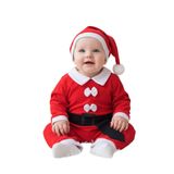 Pano Kids Noel Baba Yılbaşı Bebek Kostümü Kırmızı Parti Kıyafeti NOEL-BABA-BEBEK-038