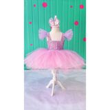 PANO KİDS Rapunzel Kostümü Kısa Model Elbise - 2 - 3 Yaş - Renkli