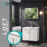 Pano Loft 60 cm Beyaz Asma Banyo Dolabı