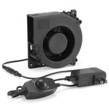 PANO-MOUNTS 120mm 5V USB Powered Blower Fan Duvar Adaptörü ve Hız Kontrol Cihazı 120mm x 32mm 4.7 inç Nem Geçirmez Fırçasız Soğutma Fanı Şişme Buzdolabı için 1300-2000RPM