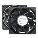 PANO-MOUNTS 2'li Paket 120mm 12V DC 12038 120mm x 38mm 4.7 inç Yüksek Hızlı Çift Bilyalı Rulman 4Pin Antminer Fan PWM Yüksek CFM Fırçasız PC Bilgisayar CPU Kasası Havalandırma Egzoz Fanı Metal Koruma Izgaralı