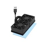 PANO-MOUNTS 80mm 2X4010 Mini USB Radyatör Fanı Dahil 5mm Alüminyum Isı Emici ve Termal Ped Grafik Kartları Yönlendirici HDD 3D Yazıcı