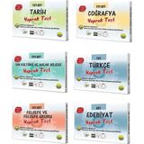 Pano Yayınları Tyt-Ayt Sözel Grup Tarih-Coğrafya-Dkab-Türkçe-Felsefe-Edebiyat Kutulu Dökme Yaprak Test Seti Video Çözümlü (Her Kutuda 5 Test)