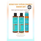 Panorama Professional Bond Plex Bakım Seti 12 Etki 1 Arada 400 ml x2 Şampuan + Saç Spreyi Hediyeli