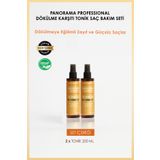 PANORAMA PROFESSIONAL Professional Dökülme Karşıtı 2'li Set 2*200 ml Saç Toniği /vegan / Sulfatsız