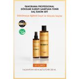 PANORAMA PROFESSIONAL Professional Dökülme Karşıtı 2'li Set 400 ml Şampuan 200 ml Saç Toniği /vegan / Sulfatsız