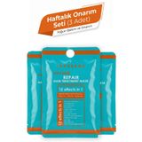 PANORAMA PROFESSIONAL Yıpranmış Saçlar Için Onarıcı Bond Plex 4 Yağlı Uzamaya Yardımcı Saç Bakım Maskesi - 25 ML 3'lü Set