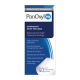 PanOxyl PM Gecelik Spot Yamalar, Gelişmiş Hidrokolloid Şifa Teknolojisi, Kokusuz, 40 Adet