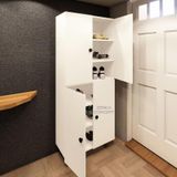 Panta %100 Mdf 6 Raflı Çok Amaçlı Mutfak Banyo Ayakkabılık Dolap 50 Cm