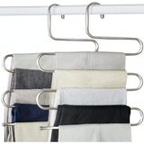 Pantalon ve Eşarp Askılığı Metal 5 Katlı - Krom