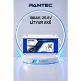 Pantec 100AH 25.6V Lifepo4 Lityum Akü