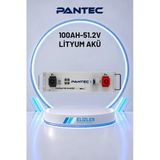 Pantec 100AH 51.2V Lifepo4 Lityum Akü
