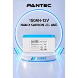 Pantec 150AH 12V Nano Karbon Jel Akü