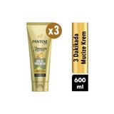 Pantene 3 Minute Saç Bakım Kremi Güç ve Parlaklık X 3 Adet