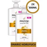 Pantene Active Nutri Plex Onarici ve Koruyucu Şampuan 2x 800 ml - 2 adet
