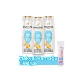 Pantene Bakım Kürü Nem Terapisi 3'ü 1 Arada 3x400 ml Şampuan+Makyaj Pamuğu Seti