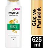 Pantene Güç Ve Parlaklık Şampuan 625 Ml 2 Adet