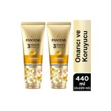 Pantene MIRACLE SERUM ONARICI & KORUYUCU SAC KREMI 220ML x2