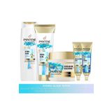 Pantene Miracles Hydra Glow Şampuan + Saç Kremi 300 ml + Maske 300 ml + Gece Serumu 70 ml + Gündüz Serumu