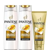Pantene Onarıcı ve Koruyucu Bakım 2+550 ml+ 200ml Saç Bakım Kremi