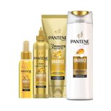 Pantene Pantane Onarıcı Set Onarıcı Şampuan+Saç Bakım Yağı+Durulanmayan Saç Kremi+3 Dakkalık Onarıcı Krem