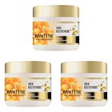 PANTENE PRO-V Miracles Frizz No More Elektriklenme Karşıtı Maske Kuru ve Kıvırcık Saçlar İçin 300 ml 3lü paket