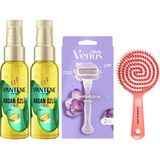 Pantene Saç Serumu Argan Yağlı Elixir 100ML X2+ Breeze Yedekli+Nascita Tarak