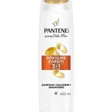 Pantene Şampuan Saç Dökülmelerine Karşı 3'Ü Bir Arada 400 Ml