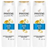 Pantene Temel Bakım 3'ü 1 Arada 3x400 ml Şampuan