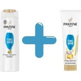 Pantene Temel Bakım Şampuanı 1/1 350 ml + Pantene Temel Bakım Saç Kremi 275 ml