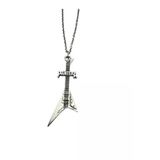 Pantera Grubu Elektro Gitar Figürlü Kolye – 60 Cm Unisex Metal Aksesuar - Heavy Metal Tarz Takı