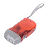 Panther PT-1345 Dinamolu El Feneri Acil Durum için Şeffaf LED Ampul ile Kullanıma Uygun