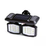 Panther Pt-2993 Sensörlü Solar Led Duvar Lambası - Beyaz Işık Ayarlanabilir Başlıklı Şarjlı Bahçe Aydınlatması