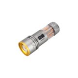 Panther PT-4128 USB Şarjlı El Feneri, 20W LED, 360° Filament LED, 4000 Lumen, Gümüş