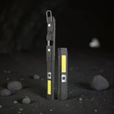 Panther Pt-922 Usb Şarjlı El Feneri 3W Ön Led 2W Cob Led Kırmızı/Mavi Flaşör 600 Lumen Metal Askı Mıknatıslı Taşınabilir
