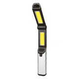 Panther Pt-977 Şarjlı Çalışma El Feneri 3W Ön Led 2 Cob Led Kırmızı İkaz Powerbank Mıknatıslı Metal Yüzey Sabitlemeli