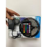 Panther RGB Şerit LED, Renkli LED Şerit, Uzaktan Kumandalı, Adaptör Dahil, Dekoratif Aydınlatma 5 MT