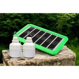 Panther Solar Güneş Enerjili Şarjlı Kamp Seti ( 2 Ampullü )