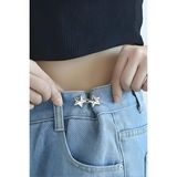 Pantolon Beli Daraltma Aparatı, Kemer, Gümüş Renk Yıldız Model, Yıldız, Gümüş Renk, Yıldız Model Kemer - Tek Ebat