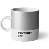 Pantone Porselen Espresso Fincan - Gümüş