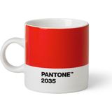 Pantone Porselen Espresso Fincan - Kırmızı