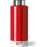 Pantone Thermo Steel Paslanmaz Çelik Matara / Termos Kırmızı 2035