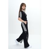 Pantulux Kız Çocuk İkili Alt&Üst Eşofman Takım-Kargo Cepli Pantolon & Kısa Kollu Tişört – %100 Pamuk