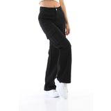Pantulux Kız Çocuk Kargo Cepli Wide Leg Okul Pantolonu