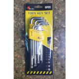 Panyi Torx Alyan (Allen) Anahtar Takımı Uzun (Delikli)