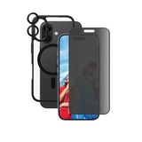Panzerglass Care iPhone 16 Flagship 3in1 Privacy Bundle Ekran &amp; Kamera Koruyucu Kılıf