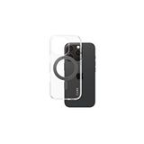 PanzerGlass Feature Iphone 16 Pro Magsafe Uyumlu Şeffaf Siyah Ayaklı Telefon Kılıfı