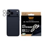 PanzerGlass Hoops iPhone 17 Pro | iPhone 17 Pro Max | iPhone 16 Pro | 16 Pro Max Glitter Silver Kamera Lens Koruyucu