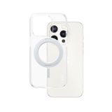 Panzerglass iPhone 15 Pro Gümüş Ayaklıklı Standlı ve Magsafe Uyumlu Şeffaf Kılıf